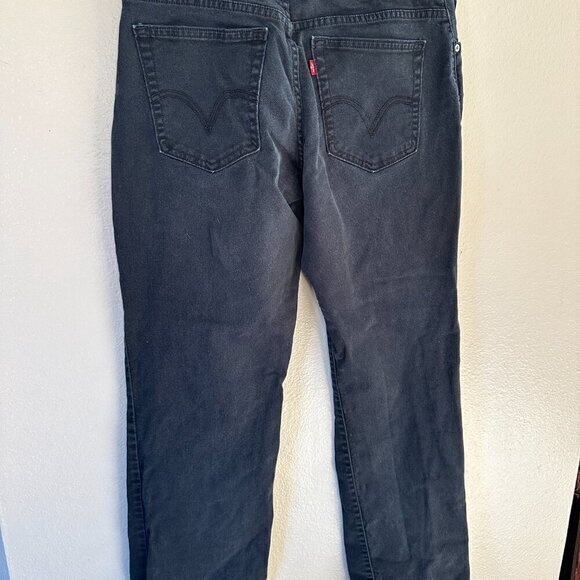 Levi's 550 Black‎ Bootcut Jeans   Size 14L - Picture 6 of 9